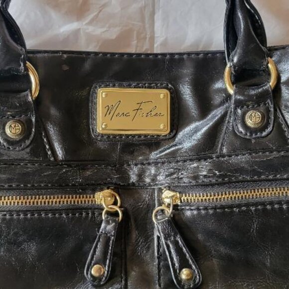 Marc Fisher Purse in Black-Hobo Bag - Picture 8 of 8